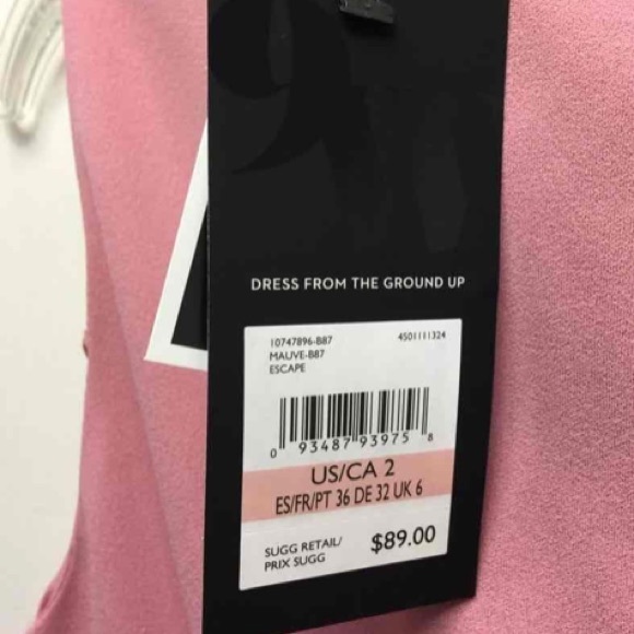 NINE WEST MAUVE PINK SHIFT DRESS SHEATH DRESS SZ 2 CAREER DRESS NEW WITH TAGS - Picture 5 of 12